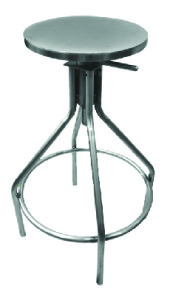 Finlix high stool - indoor galvanized