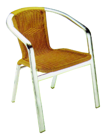 Flat Tube Rattan Aluminium Chair FR7082 N