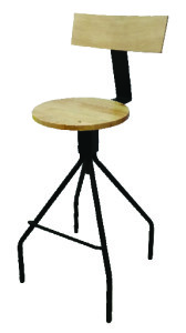 Hiram high stool