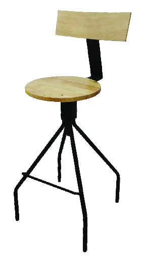 Hiram high stool