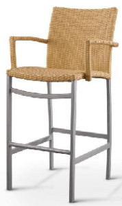 Kingston outdoor arm barstool