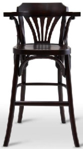 Oriental hotel barstool