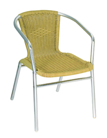Round Tube Rattan Aluminium Chair AR7082 N
