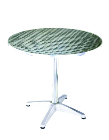 aluminium table