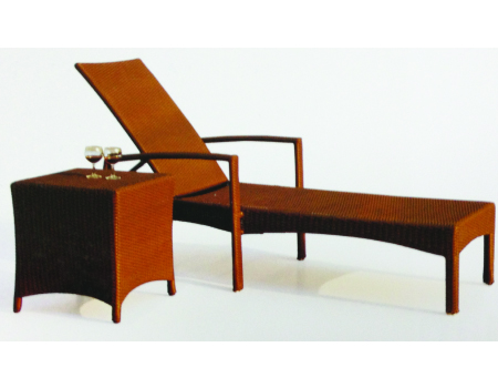 003JY outdoor side table & chaise