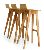B101 wooden bar stool