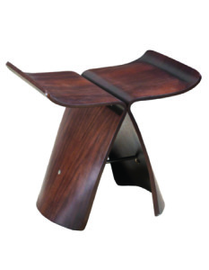Buttefly Stool-Walnut
