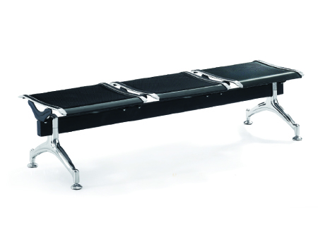 C003C (Black) - 3 Seater Airport Link Chair