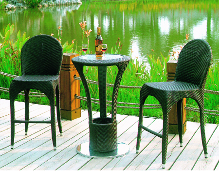 KYS-2066C outdoor bar stool and KYS-2066T outdoor bar table