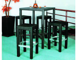 KYS-2081C outdoor bar stool and KYS-2081T outdoor bar table