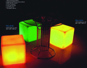 PBG-4040&PBG-3030 LED stool