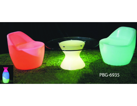 PBG-6935 LED coffee table and chair