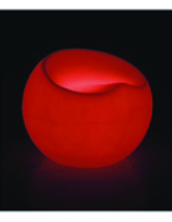RL4095 Red LED little ball stool