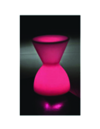 RL4096 Pink LED cone stool