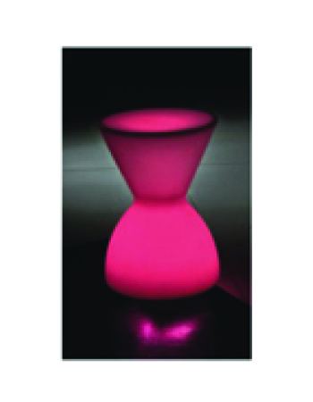 RL4096 Pink LED cone stool